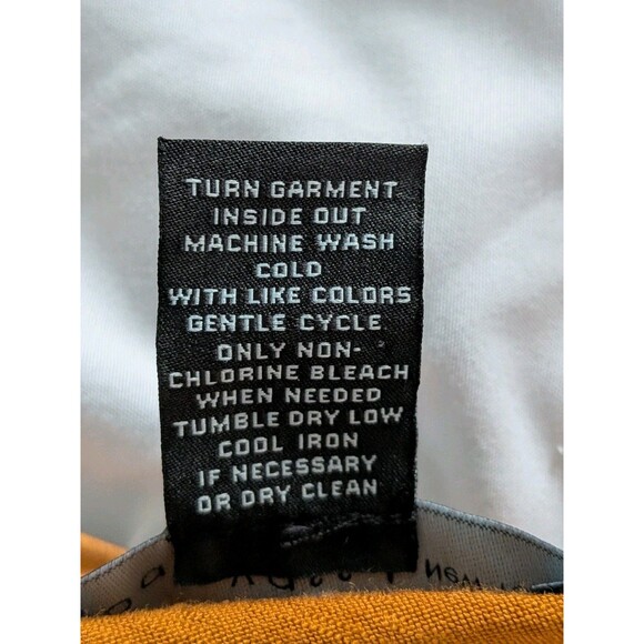 Joan Vass Tee Top Women's M Caramel Deep Mustard Shirt A-Line Soft Comfort New - Picture 7 of 9